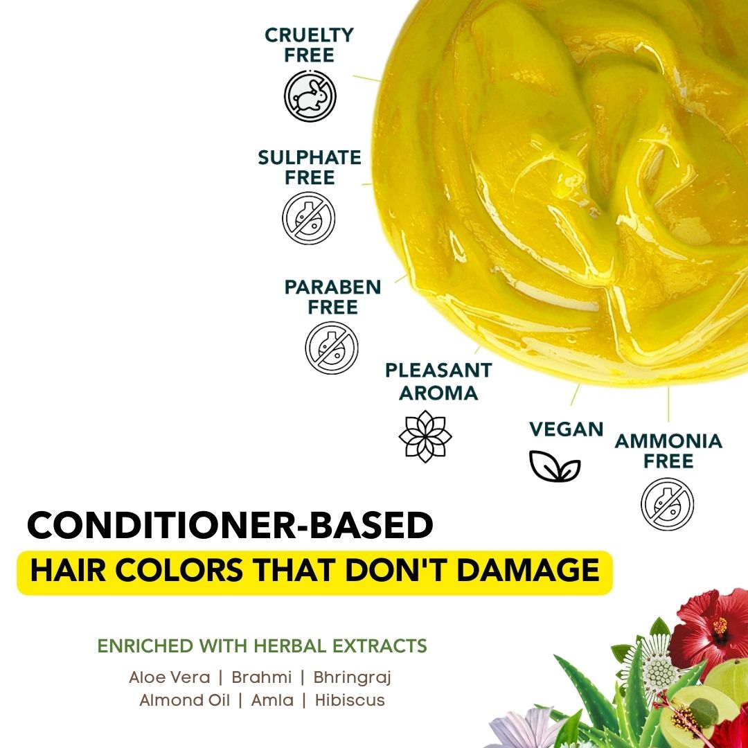 Saxony Yellow Semi-Permanent Hair Color Paradyes