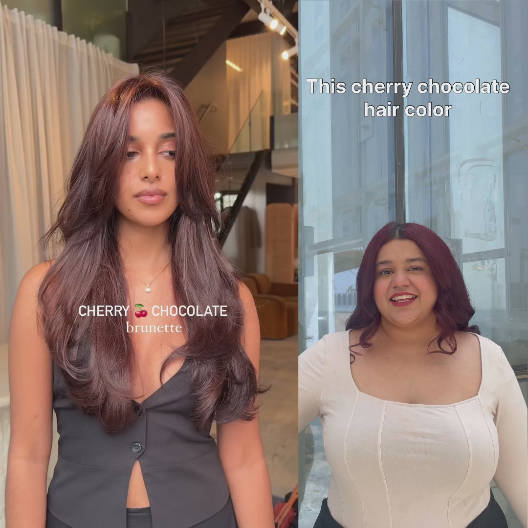 Load video: Cherry Chocolate No Bleach Combo