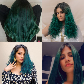 Emerald Green Semi-Permanent Hair Color