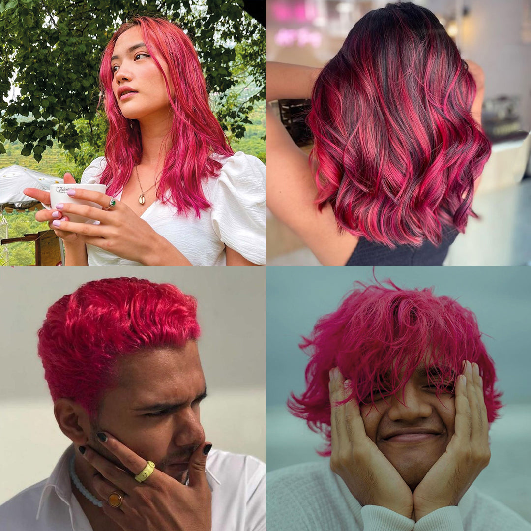 What to ask my hairdresser for this kind of pink color? Last time I asked  for a pink-purple and it got way too close to reddish pink :  r/FancyFollicles